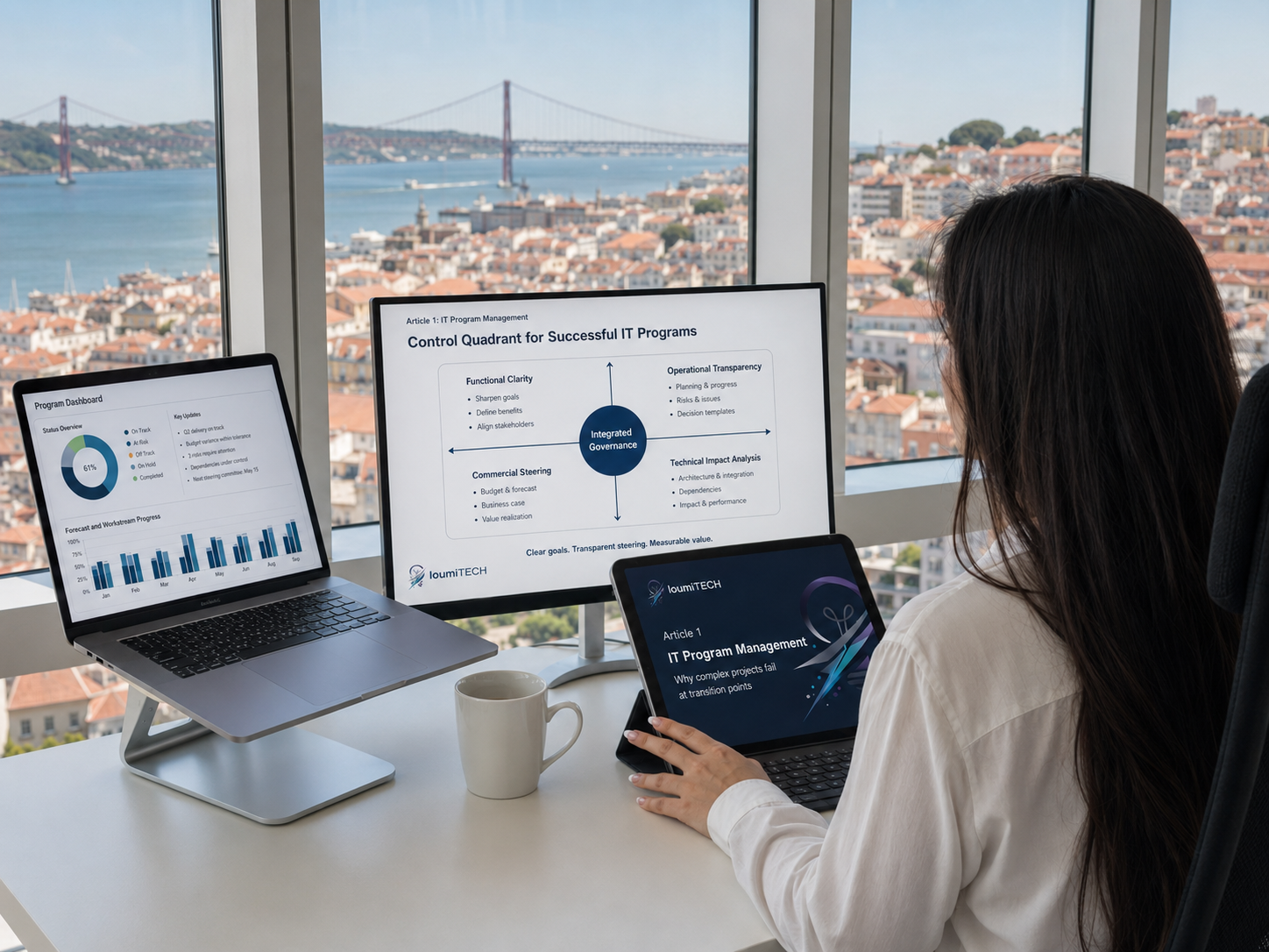 loumiTECH Steering Quadrant für IT-Programme